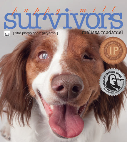 **FEWER THAN 3 COPIES LEFT!**  Puppy-Mill Survivors photo book